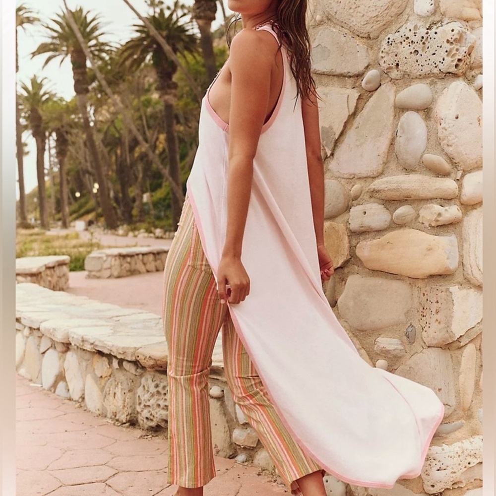 Free People Beach Palma Top in Apple Blossom Combo Size XL NWT - Picture 3 of 6